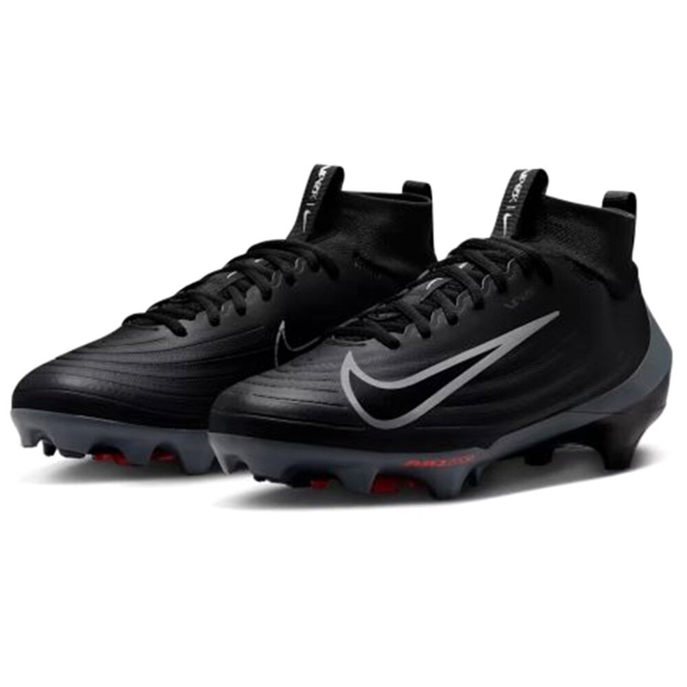New Men's Nike Vapor Pro 1 Football Cleats FB3298-002 Black/Grey Size 14